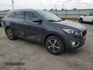 2018 Kia Sorento EX with VIN 5XYPHDA58JG423218, listed as a Copart auction lot 59315515 with 63,687 mi miles and Salvage title. Bid and sale history available at DreamBid. Image 4.
