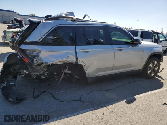 2022 Jeep Grand Cherokee with VIN 1C4RJYB62N8716136, listed as a Copart auction lot 46552485 with Not provided miles and Salvage title. Bid and sale history available at DreamBid. Image 3.