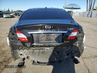 2013 Infiniti M with VIN JN1BY1AP3DM511240, listed as a Copart auction lot 49737185 with 116,644 mi miles and Salvage title. Bid and sale history available at DreamBid. Image 6.
