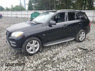 2012 Mercedes-Benz M 350 with VIN 4JGDA5HB8CA033002, listed as a Copart auction lot 61360585 with 105,493 mi miles and Salvage title. Bid and sale history available at DreamBid. Image 1.