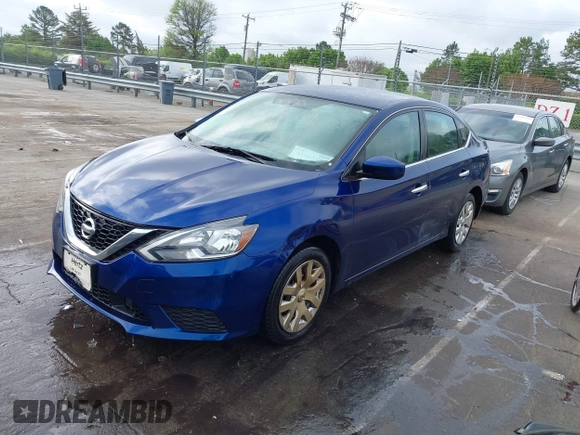 2019 Nissan Sentra S with VIN 3N1AB7AP5KY302334, listed as a IAAI auction lot 41963594 with 225,061 mi miles. Bid and sale history available at carsss.com. Image 2.