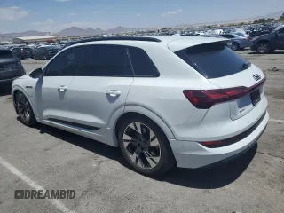 2021 Audi e-tron Premium Plus with VIN WA1LABGE3MB021582, listed as a Copart auction lot 54592203 with 20,377 mi miles. Bid and sale history available at carsss.com. Image 2.