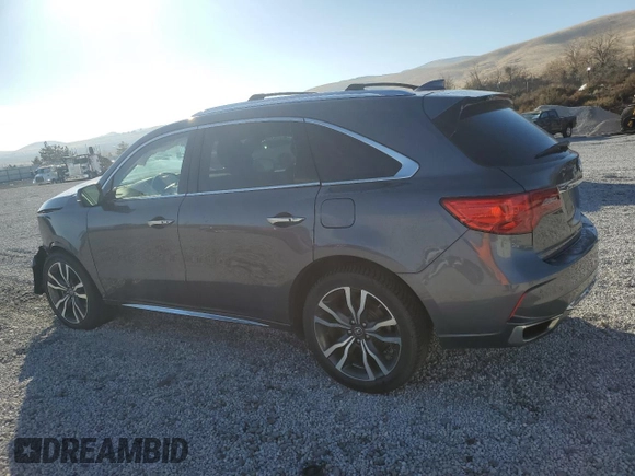 2020 Acura MDX w/Advance Pkg with VIN 5J8YD4H88LL033115, listed as a Copart auction lot 81778134 with 46,527 mi miles and Salvage Title. Bid and sale history available at carsss.com. Image 2.
