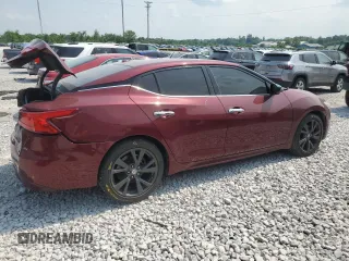2017 Nissan Maxima S with VIN 1N4AA6AP6HC373107, listed as a Copart auction lot 58837745 with 106,733 mi miles and Salvage title. Bid and sale history available at DreamBid. Image 3.
