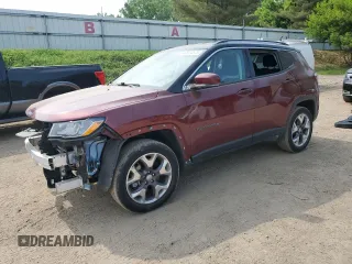 2020 Jeep Compass Limited с VIN 3C4NJDCB7LT193830, выставлен на аукционе Copart как лот 60844545 с пробегом 42 634 миль миль и Списание • Salvage title. История ставок и продаж доступна на DreamBid. Изображение 1.