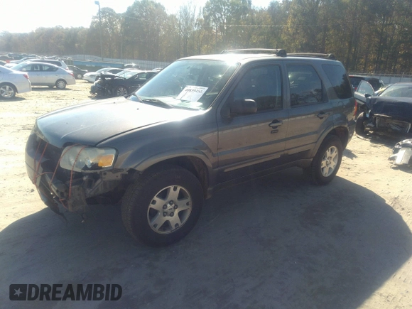 2006 Ford Escape Limited with VIN 1FMYU04126KC42744, listed as a IAAI auction lot 40839433 with 161,429 mi miles and . Bid and sale history available at DreamBid. Image 2.
