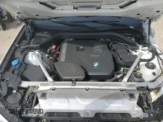 2021 BMW X3 xDrive30i with VIN 5UXTY5C0XM9E14243, listed as a Copart auction lot 50963755 with 27,539 mi miles and Non Repairable. Bid and sale history available at DreamBid. Image 12.