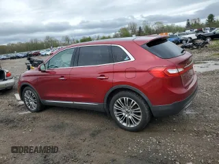 2016 Lincoln MKX Reserve z VIN 2LMTJ8LRXGBL62686, wystawiony jako Copart lot #55666305 z przebiegiem 84 407 mil mil oraz Szkoda całkowita • Salvage title. Historia ofert i sprzedaży dostępna na DreamBid. Obrazek 2.