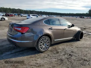 2014 Kia Cadenza Premium with VIN KNALN4D76E5132880, listed as a Copart auction lot 87154594 with 135,761 mi miles and Clean Title. Bid and sale history available at carsss.com. Image 3.