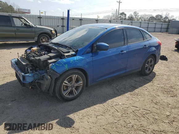 2018 Ford Focus SE with VIN 1FADP3F2XJL265909, listed as a Copart auction lot 44591615 with 129,094 mi miles and Non Repairable. Bid and sale history available at carsss.com. Image 1.