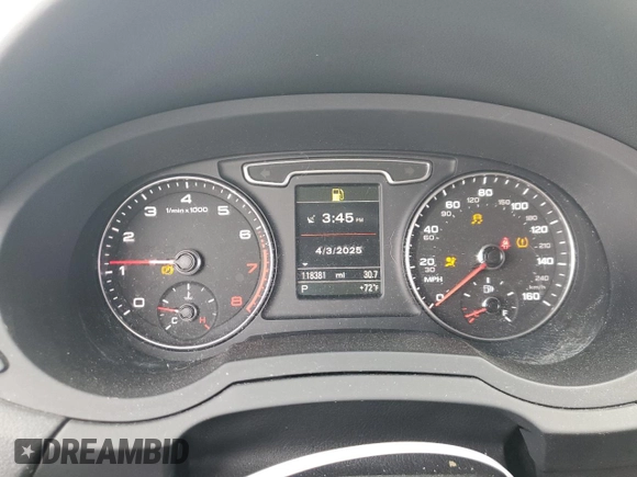 2015 Audi Q3 2.0T Premium Plus with VIN WA1EFCFS9FR009843, listed as a Copart auction lot 51218455 with 118,381 mi miles and Salvage Title. Bid and sale history available at carsss.com. Image 9.