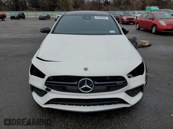 2022 Mercedes-Benz CLA 35 AMG with VIN W1K5J5BB3NN297103, listed as a Copart auction lot 47923634 with Not Provided miles and . Bid and sale history available at DreamBid. Image 5.