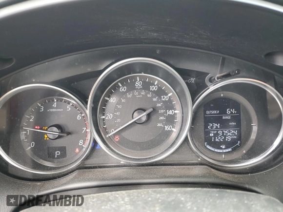 2016 Mazda CX-5 Grand Touring z VIN JM3KE4DY0G0633861, wystawiony jako Copart lot #47748645 z przebiegiem 112 219 mil mil oraz Szkoda całkowita • Salvage title. Historia ofert i sprzedaży dostępna na DreamBid. Obrazek 9.