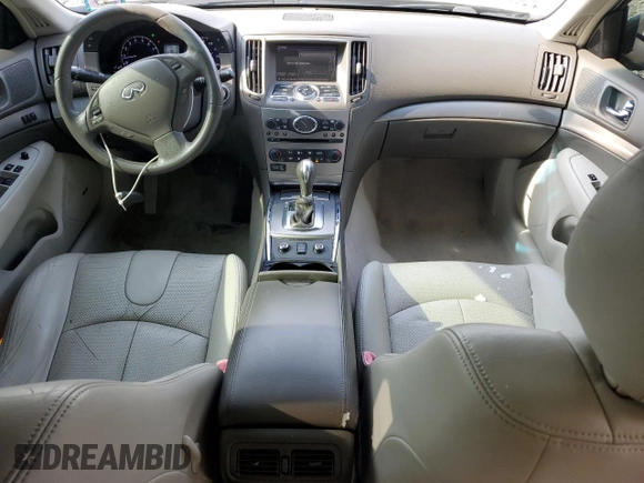 2013 Infiniti G37 x z VIN JN1CV6AR7DM751242, wystawiony jako Copart lot #52957075 z przebiegiem 160 925 mil mil oraz Szkoda całkowita • Salvage title. Historia ofert i sprzedaży dostępna na DreamBid. Obrazek 8.