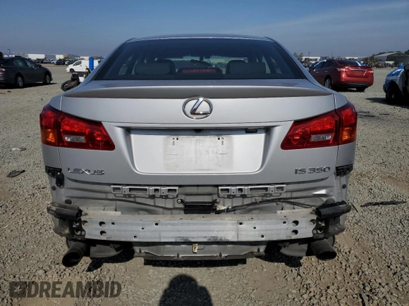 2006 Lexus IS 350 z VIN JTHBE262762004718, wystawiony jako Copart lot #57899455 z przebiegiem 95 723 mil mil oraz Szkoda całkowita • Salvage title. Historia ofert i sprzedaży dostępna na DreamBid. Obrazek 6.