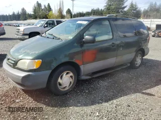 2001 Toyota Sienna LE with VIN 4T3ZF13C31U385732, listed as a Copart auction lot 52139285 with 212,910 mi miles and Clean Title. Bid and sale history available at carsss.com. Image 1.