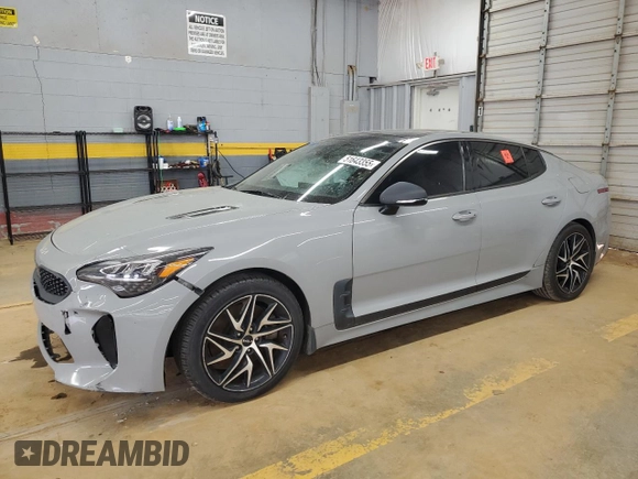 2022 Kia Stinger GT-Line with VIN KNAE35LD6N6118287, listed as a Copart auction lot 51643355 with Not Provided miles and Clean Title. Bid and sale history available at DreamBid. Image 1.