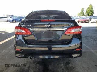 2015 Nissan Sentra SR with VIN 3N1AB7AP1FY223782, listed as a Copart auction lot 54991055 with 78,383 mi miles and Clean Title. Bid and sale history available at DreamBid. Image 6.