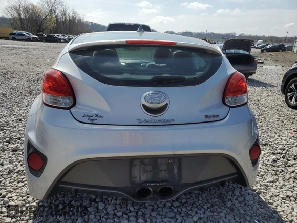 2013 Hyundai Veloster Turbo w/Black Int with VIN KMHTC6AE1DU138352, listed as a Copart auction lot 51523805 with 142,959 mi miles and Clean Title. Bid and sale history available at carsss.com. Image 6.