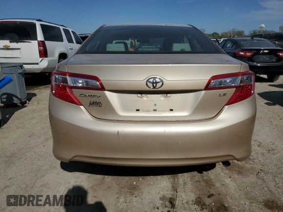 2012 Toyota Camry L with VIN 4T4BF1FKXCR264489, listed as a Copart auction lot 53485495 with 131,762 mi miles and Salvage Title. Bid and sale history available at carsss.com. Image 6.