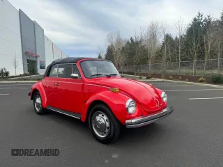 1975 Volkswagen Beetle with VIN 1552010655, listed as a Copart auction lot 48559255 with 57,107 mi miles and Clean Title. Bid and sale history available at DreamBid. Image 1.