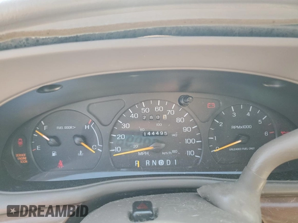1998 Mercury Sable GS with VIN 1MEFM50U3WA606814, listed as a Copart auction lot 69998714 with 144,495 mi miles and Non Repairable. Bid and sale history available at carsss.com. Image 9.