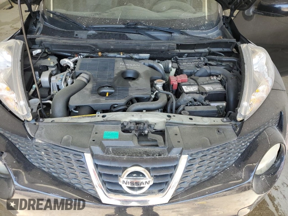 2013 Nissan Juke S z VIN JN8AF5MR2DT211931, wystawiony jako Copart lot #53364715 z przebiegiem Nie podano mil oraz Szkoda całkowita • Salvage title. Historia ofert i sprzedaży dostępna na DreamBid. Obrazek 12.
