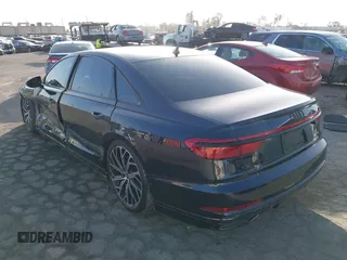 2021 Audi A8 with VIN WAU8DAF82MN024168, listed as a IAAI auction lot 41135584 with 15,946 mi miles. Bid and sale history available at carsss.com. Image 3.