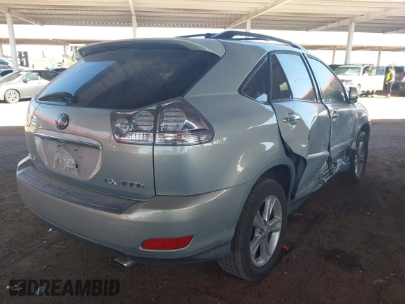 2008 Lexus RX 400h with VIN JTJGW31UX82006093, listed as a IAAI auction lot 41765158 with 191,977 mi miles and . Bid and sale history available at DreamBid. Image 4.