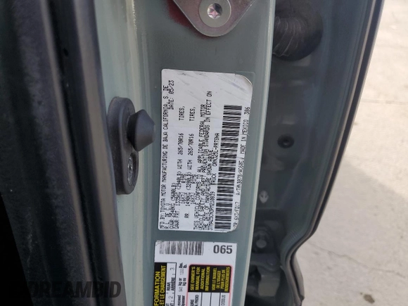 2023 Toyota Tacoma SR5 z VIN 3TMAZ5CN3PM210839, wystawiony jako Copart lot #88169495 z przebiegiem 17 766 mil mil oraz Czysty tytuł • Clean title. Historia ofert i sprzedaży dostępna na DreamBid. Obrazek 12.