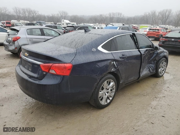 2017 Chevrolet Impala LS with VIN 1G11X5S33HU111286, listed as a Copart auction lot 42824645 with 171,388 mi miles and Salvage Title. Bid and sale history available at carsss.com. Image 3.