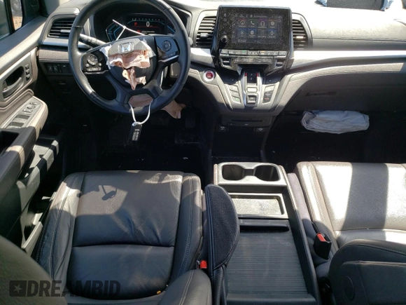 2019 Honda Odyssey Touring with VIN 5FNRL6H83KB019884, listed as a Copart auction lot 53402344 with 42,140 mi miles and Salvage Title. Bid and sale history available at carsss.com. Image 8.