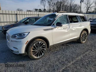 2022 Lincoln Aviator Reserve with VIN 5LM5J7XC1NGL18194, listed as a Copart auction lot 44023575 with Not provided miles and Salvage title. Bid and sale history available at DreamBid. Image 1.