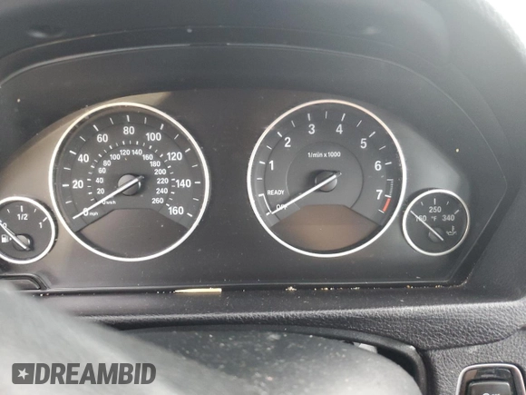 2016 BMW 3 Series 320i xDrive with VIN WBA8E5G55GNT94771, listed as a Copart auction lot 48237525 with 0 mi miles and Salvage Title. Bid and sale history available at carsss.com. Image 9.