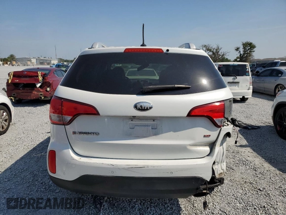 2014 Kia Sorento LX с VIN 5XYKT3A69EG508439, выставлен на аукционе Copart как лот 56848285 с пробегом Не указан миль и Списание • Salvage title. История ставок и продаж доступна на DreamBid. Изображение 6.