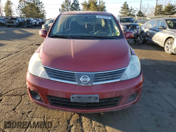 2007 Nissan Versa 1.8 SL with VIN 3N1BC11E67L424170, listed as a Copart auction lot 44162475 with 174,906 mi miles and Salvage Title. Bid and sale history available at carsss.com. Image 5.
