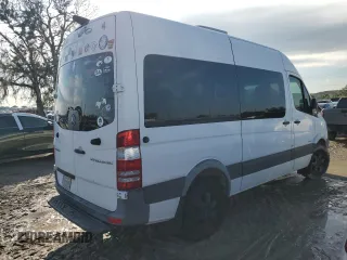 2015 Mercedes-Benz Sprinter Passenger with VIN WDZPE7CC8FP132535, listed as a Copart auction lot 74041354 with 53,192 mi miles and Salvage Title. Bid and sale history available at carsss.com. Image 3.