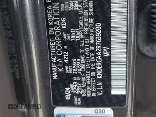 2024 Kia Seltos EX z VIN KNDERCAA2R7639280, wystawiony jako Copart lot #51121135 z przebiegiem 9 854 mil mil oraz Szkoda całkowita • Salvage title. Historia ofert i sprzedaży dostępna na DreamBid. Obrazek 13.