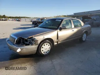 2004 Mercury Grand Marquis GS with VIN 2MEFM74WX4X683966, listed as a Copart auction lot 50495325 with 158,711 mi miles and Salvage Title. Bid and sale history available at DreamBid. Image 1.