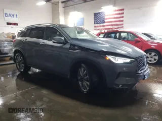 2022 Infiniti QX50 Luxe z VIN 3PCAJ5BB1NF113221, wystawiony jako Copart lot #83482814 z przebiegiem 29 274 mil mil oraz Szkoda całkowita • Salvage title. Historia ofert i sprzedaży dostępna na DreamBid. Obrazek 4.