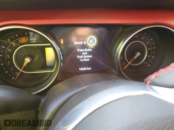 2023 Jeep Wrangler Rubicon с VIN 1C4HJXFN8PW573926, выставлен на аукционе Copart как лот 87054874 с пробегом 13 535 миль миль и Списание • Salvage title. История ставок и продаж доступна на DreamBid. Изображение 9.