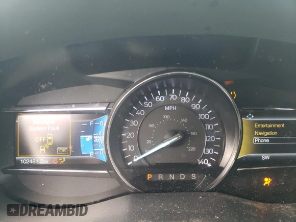 2019 Ford Explorer Limited with VIN 1FM5K8FH0KGA17513, listed as a Copart auction lot 52020195 with 102,481 mi miles and Salvage Title. Bid and sale history available at carsss.com. Image 9.