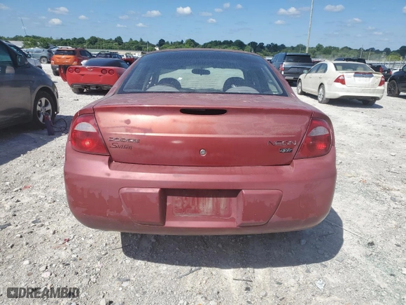 2004 Dodge Neon SXT with VIN 1B3ES56C64D645878, listed as a Copart auction lot 45171775 with 183,323 mi miles and Non Repairable. Bid and sale history available at carsss.com. Image 6.