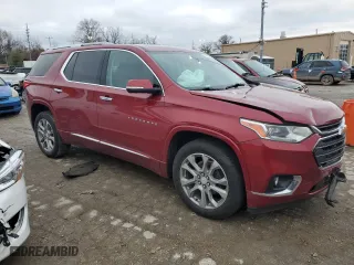 2018 Chevrolet Traverse Premier with VIN 1GNERKKW8JJ263087, listed as a Copart auction lot 87132624 with 127,199 mi miles and Salvage Title. Bid and sale history available at carsss.com. Image 4.