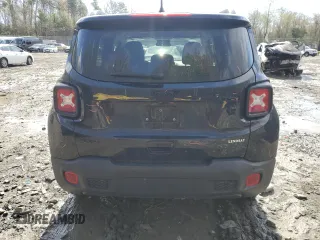 2021 Jeep Renegade Upland with VIN ZACNJDABXMPM26690, listed as a Copart auction lot 52198365 with 60,267 mi miles and Salvage title. Bid and sale history available at DreamBid. Image 6.