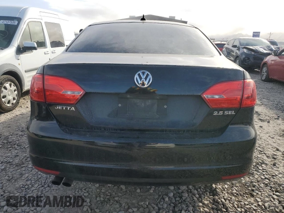 2012 Volkswagen Jetta SEL with VIN 3VWLP7AJ9CM416961, listed as a Copart auction lot 45154855 with Not provided miles and Salvage title. Bid and sale history available at DreamBid. Image 6.