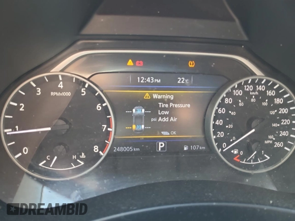 2017 Nissan Murano SL with VIN 5N1AZ2MH8HN132360, listed as a Copart auction lot 55090325 with 248,005 mi miles and Clean Title. Bid and sale history available at DreamBid. Image 8.