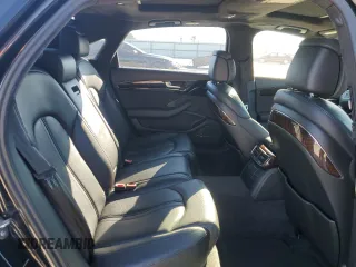 2012 Audi A8 L with VIN WAURVAFD8CN023149, listed as a Copart auction lot 44809175 with 153,437 mi miles and Salvage Title. Bid and sale history available at carsss.com. Image 10.