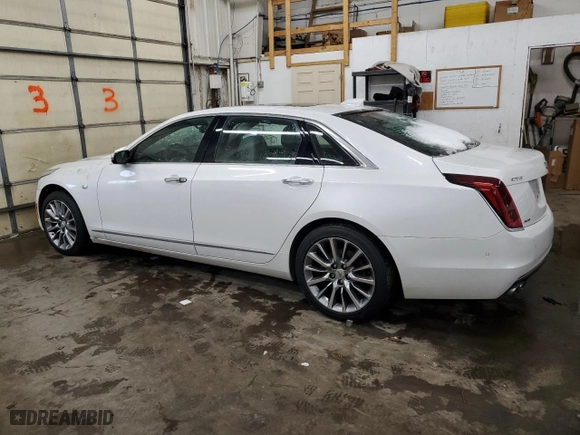 2018 Cadillac CT6 Luxury AWD with VIN 1G6KD5RS1JU109384, listed as a Copart auction lot 44537715 with 109,366 mi miles and Salvage Title. Bid and sale history available at carsss.com. Image 2.
