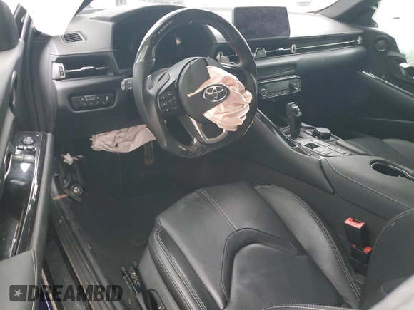 2023 Toyota GR Supra 3.0 with VIN WZ1DB0G02PW060680, listed as a Copart auction lot 66189084 with 0 mi miles and Salvage Title. Bid and sale history available at carsss.com. Image 8.